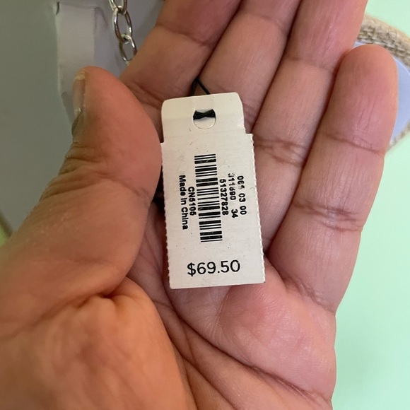 Elegant Brand New Talbots Silver Statement Necklace - Picture 12 of 12